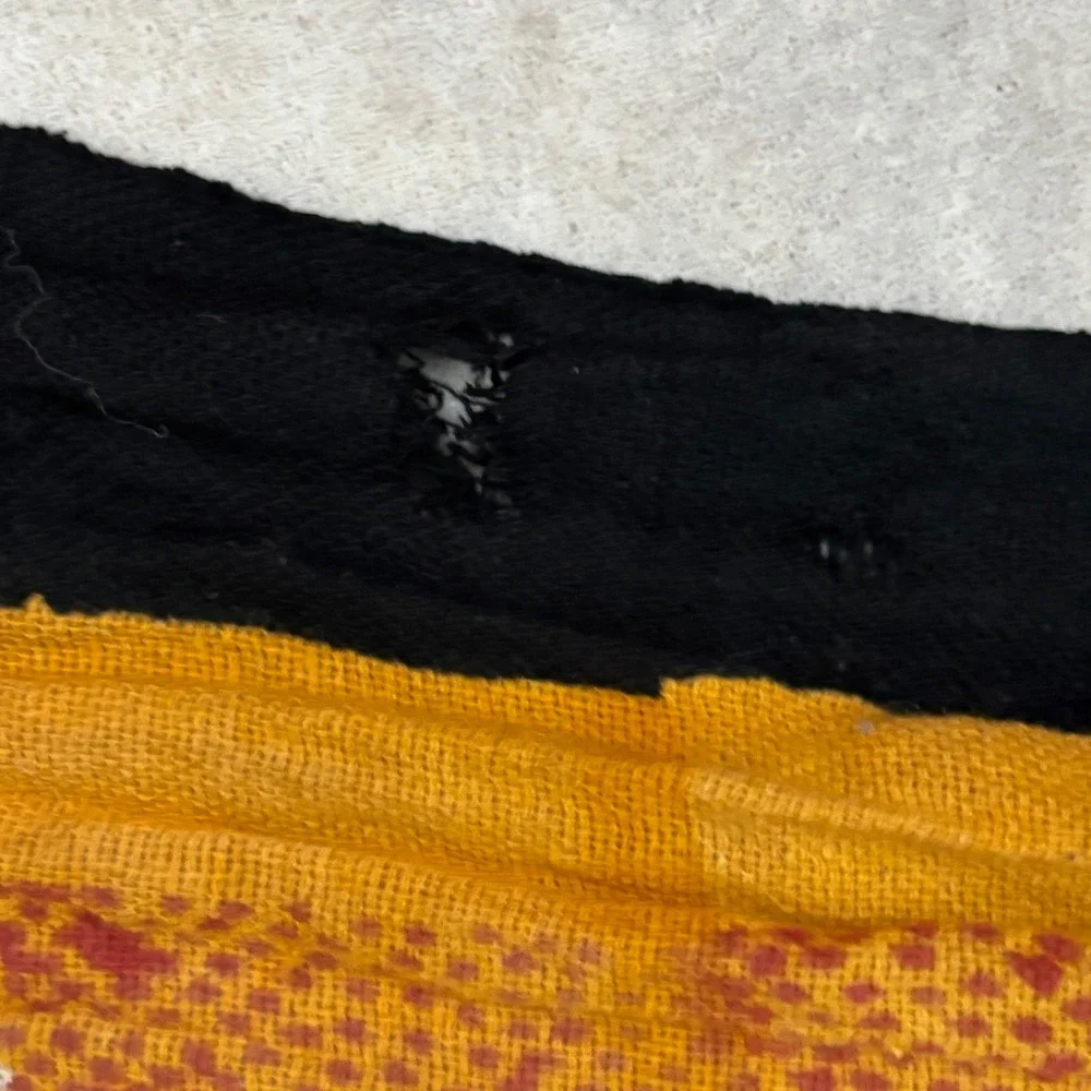 Sun Moon Tapestry Black Gold Boho 90s Grunge Celestial Wall Hanging India Decor